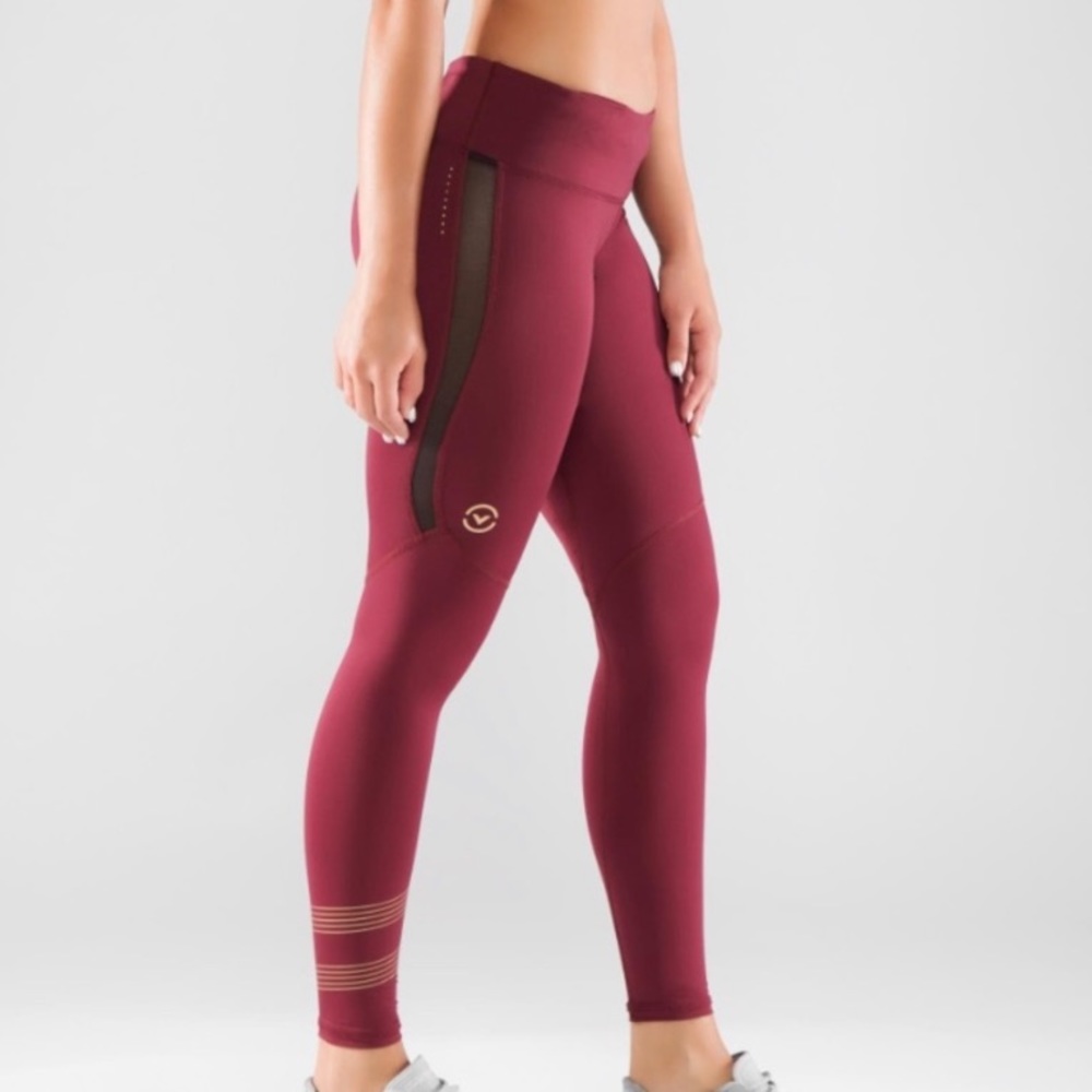 Maroon Virus Int’l Leggings